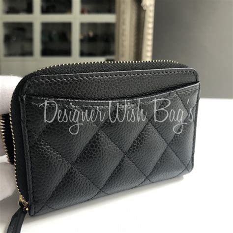 chanel coin purse zip wallet|chanel zippy coin purse.